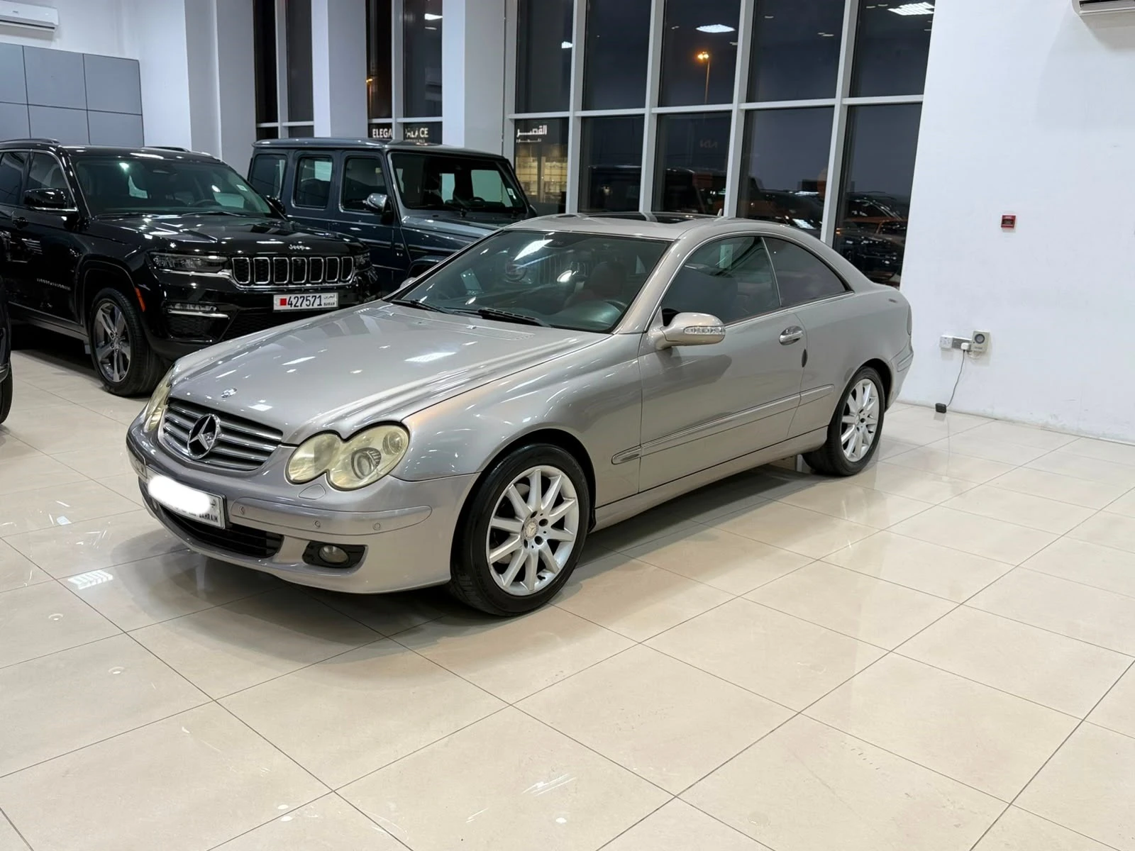 Mercedes Benz CLK-280 / 2008 (Silver)